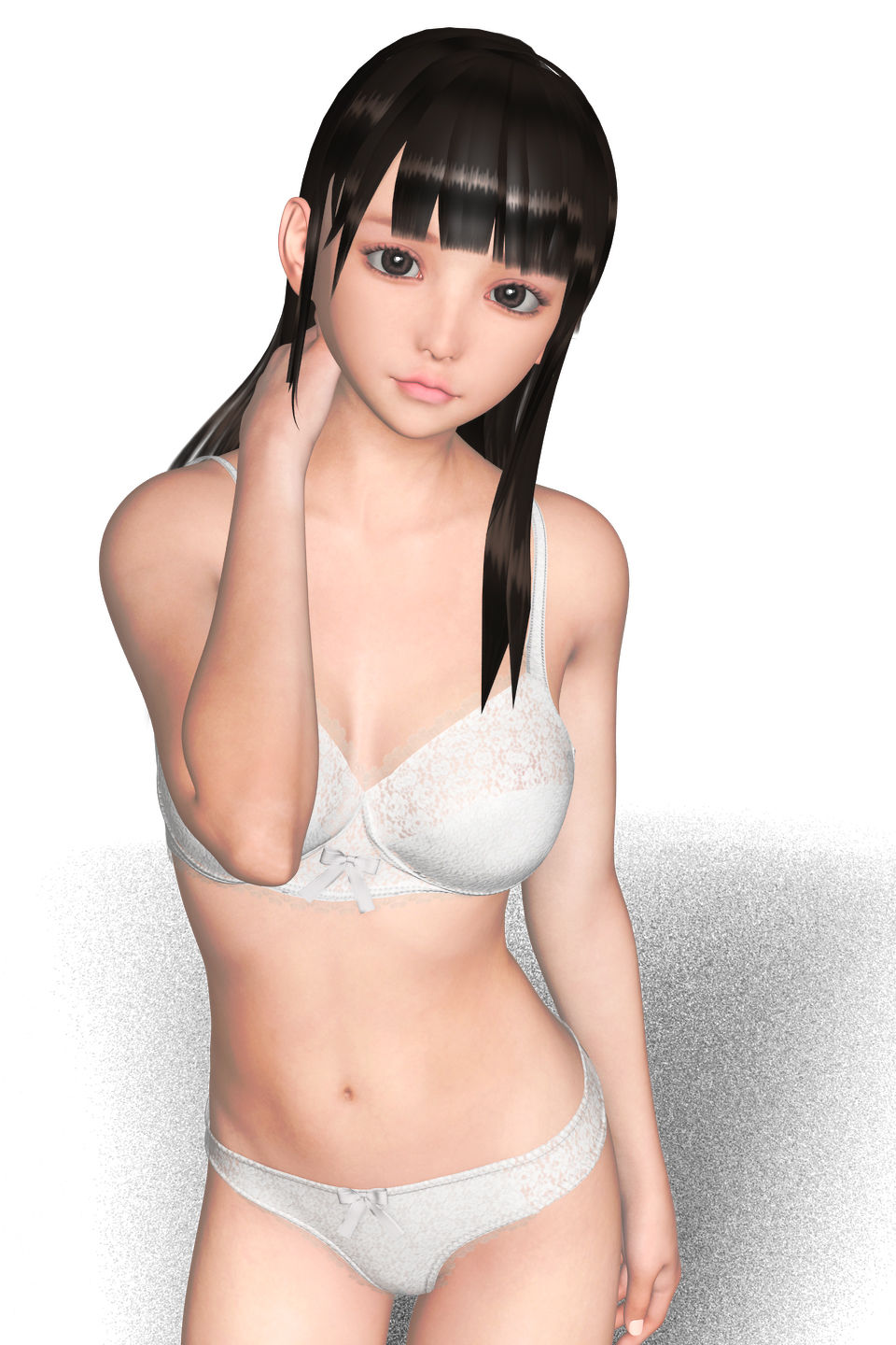 サンプル画像3:街角の少女(ryumore) [d_188609]