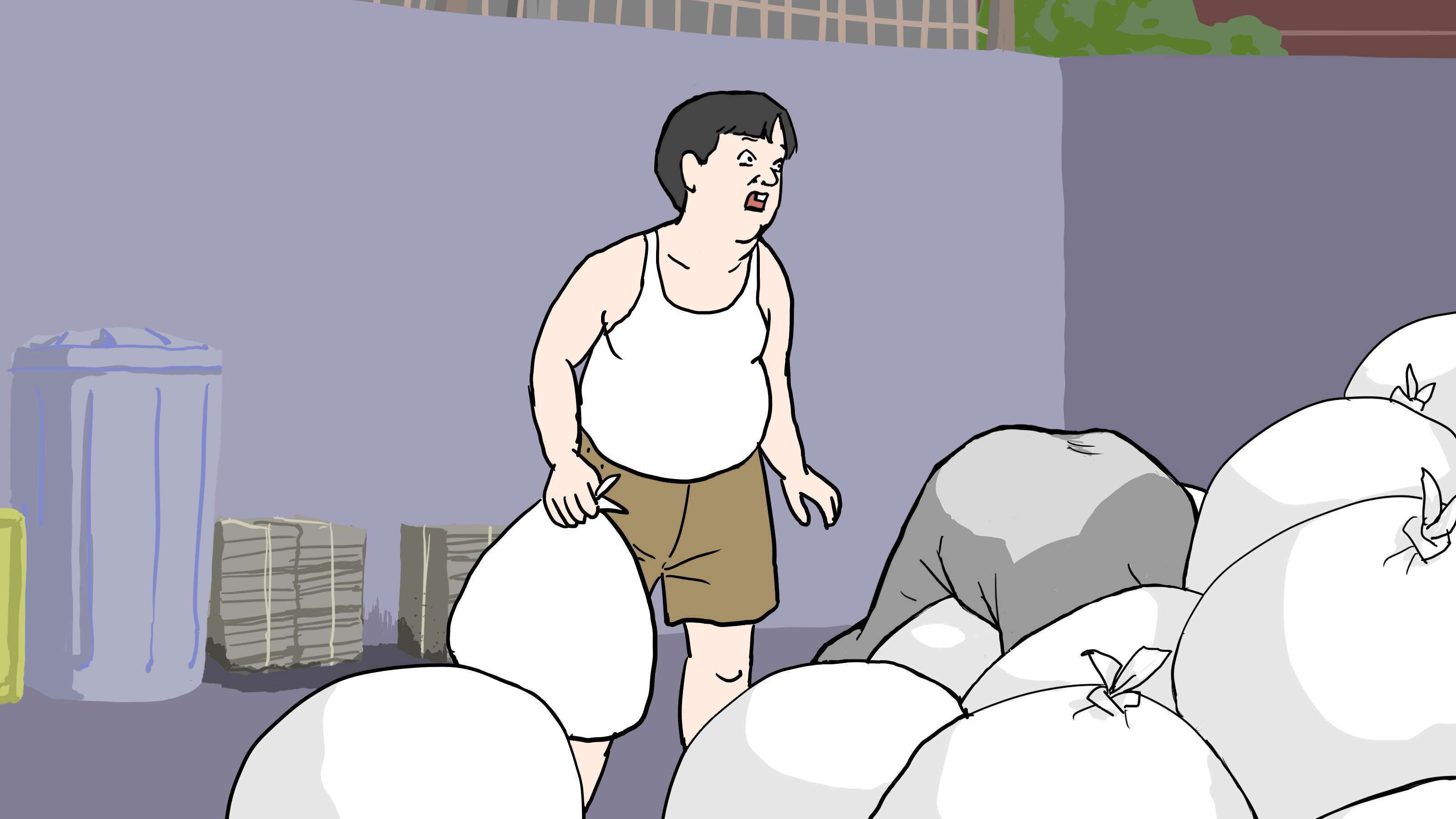 サンプル画像6:ゴミ出しやらかし泥●人妻みゆき(缶チュー水泳) [d_189780]