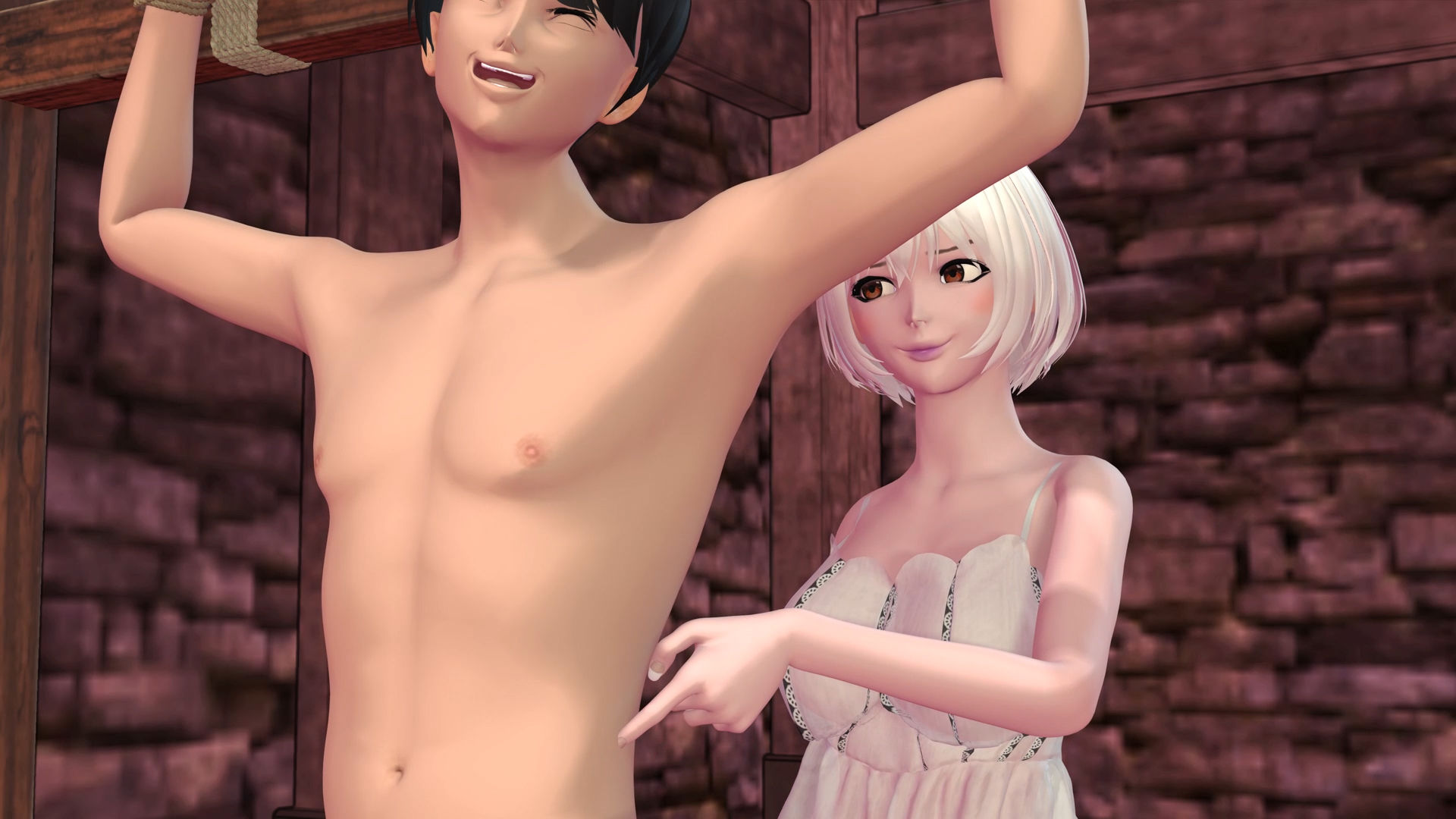 サンプル画像2:F/Mくすぐり地下牢監禁3(F/Mくすぐりあーと定食) [d_190196]