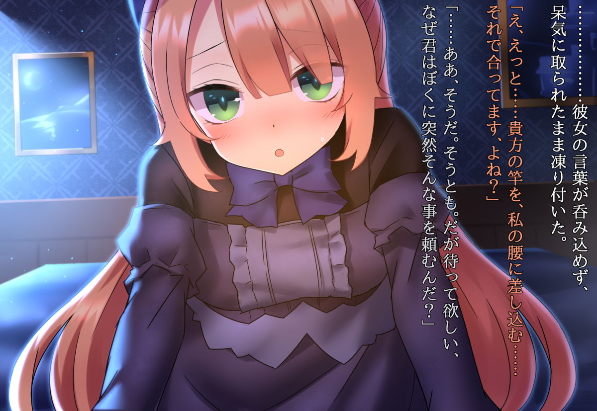 サンプル画像6:幽霊屋敷で出会ったお嬢様といちゃラブしてもいいよね！！(ナサニエル帝国) [d_190585]