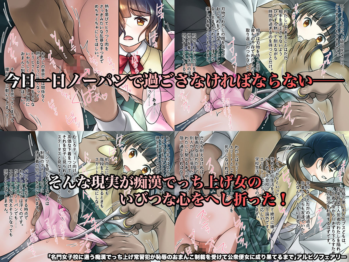 サンプル画像4:名門女子校に通う痴●でっち上げ常習犯が恥辱のおまんこ制裁を受けて公衆便女に成り果てるまで【第一章】制裁開始一日目、強●おまんこ生配信(アルビノフェアリー) [d_190753]