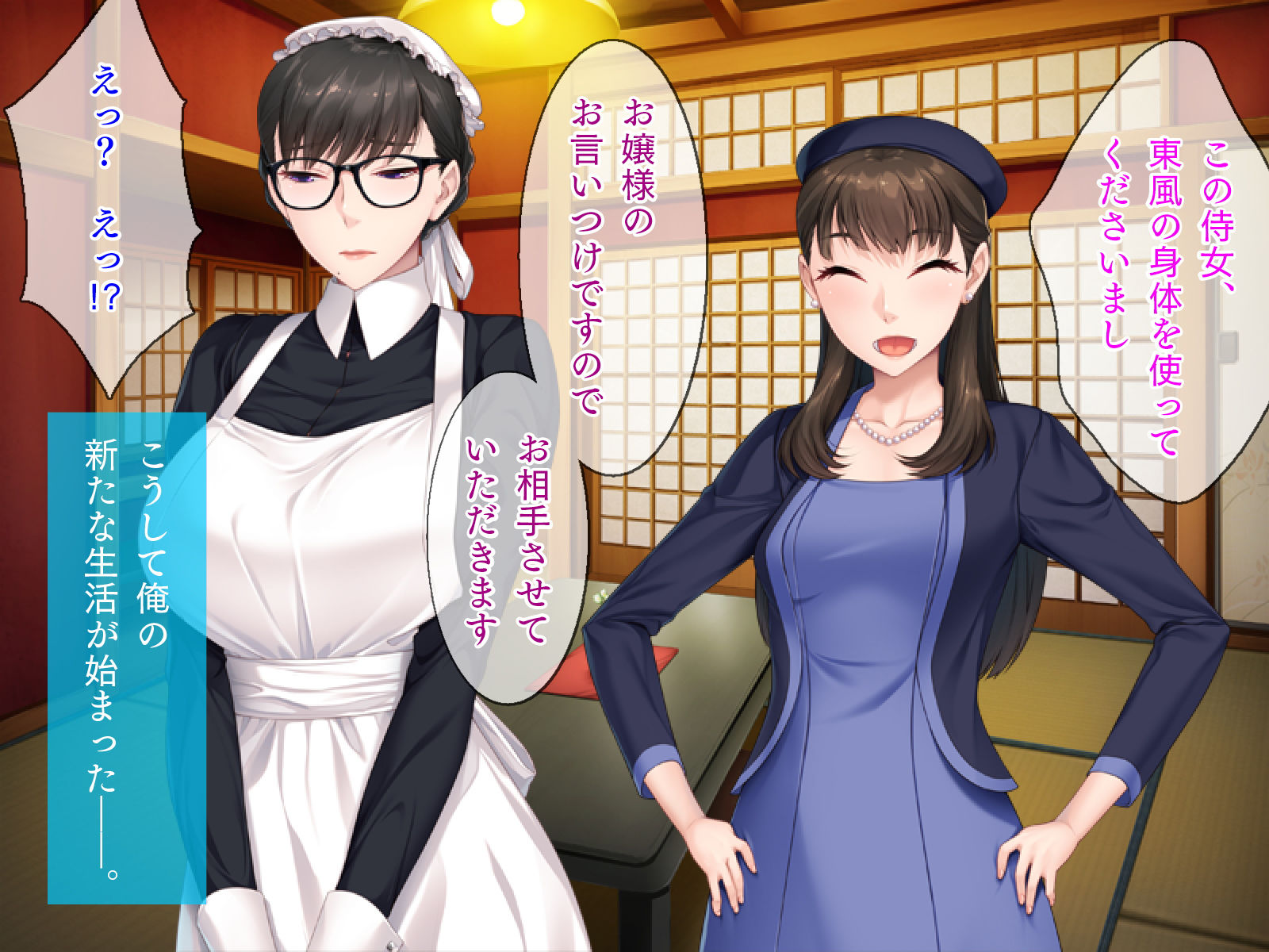 サンプル画像1:地味で真面目な侍女のいやらしい身体(TGA) [d_190770]