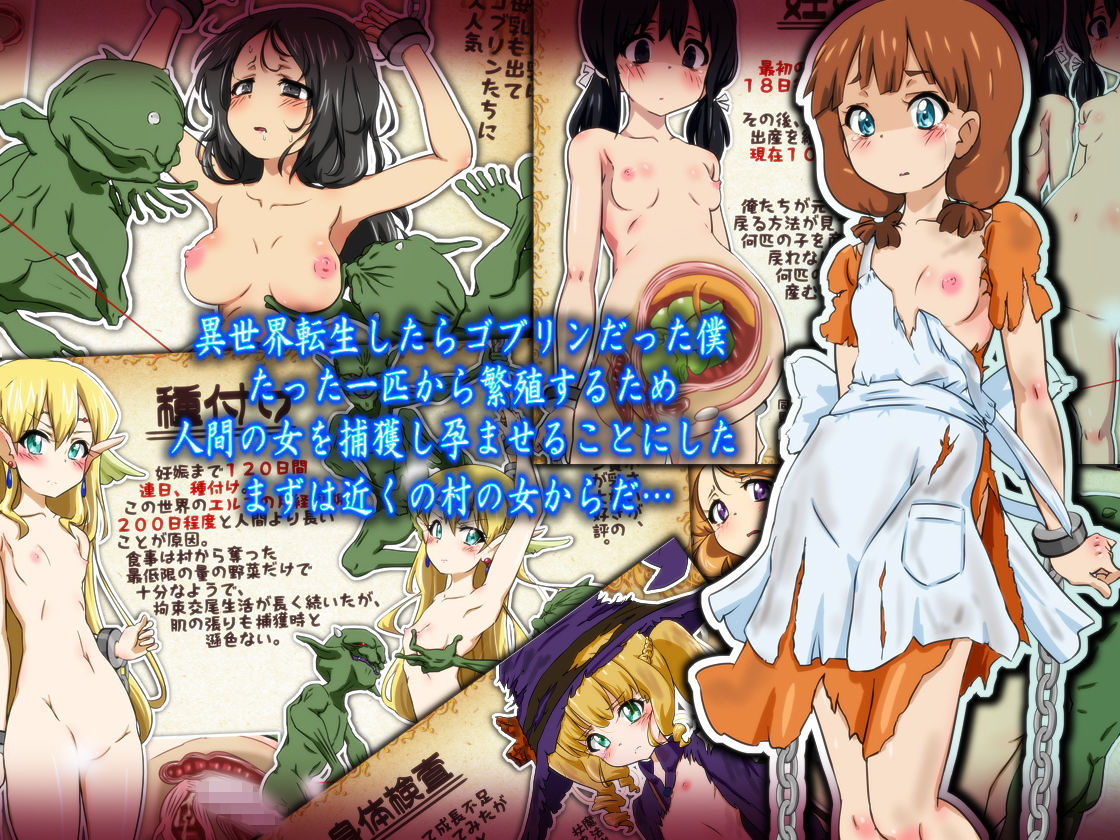 サンプル画像1:ゴブリンに転生した僕は女に種付けして孕ませて産ませて大繁殖することにしました。 -女10人孕ませ記録-(ふぇちすぴ) [d_191710]