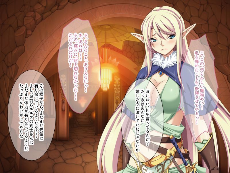 サンプル画像1:完全敗北！堕落した女剣士 〜気高きエルフの性●隷調教〜(どろっぷす！) [d_191960]