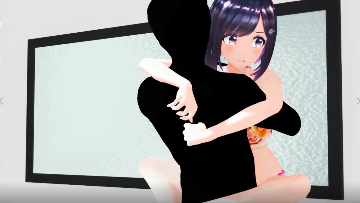 サンプル画像3:柚木凛AV第4弾！水着撮影中にダマしてはめ撮りドッキリ！選べる水着3種類！【カラフルビキニVer】(えもえちプロダクション) [d_191966]