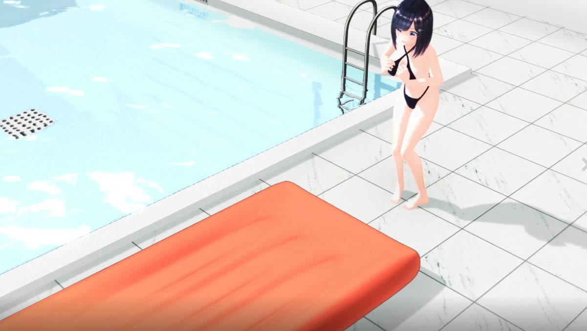 サンプル画像1:柚木凛AV第4弾！水着撮影中にダマしてはめ撮りドッキリ！選べる水着3種類！【紐ビキニVer】(えもえちプロダクション) [d_191969]