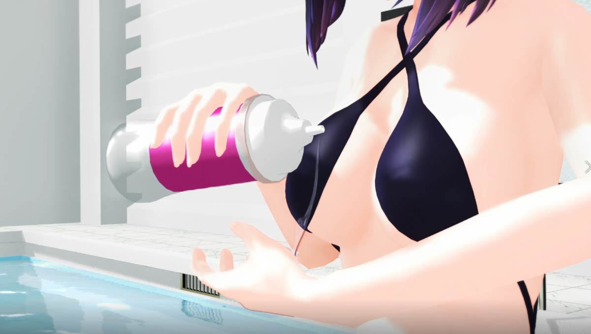 サンプル画像2:柚木凛AV第4弾！水着撮影中にダマしてはめ撮りドッキリ！選べる水着3種類！【紐ビキニVer】(えもえちプロダクション) [d_191969]