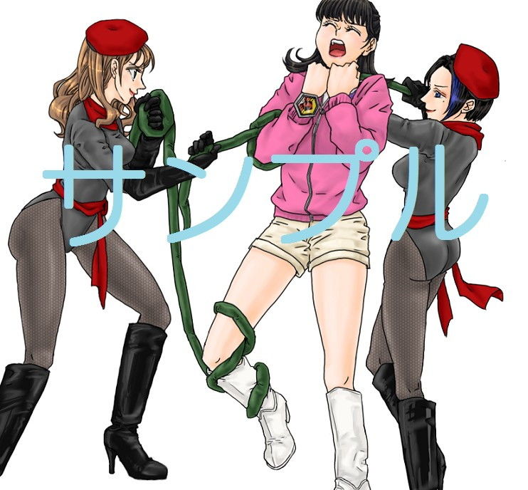 サンプル画像2:戦隊ヒロイン大ピンチ！想い出のヒロインがあんなことも…(makoto club) [d_192180]