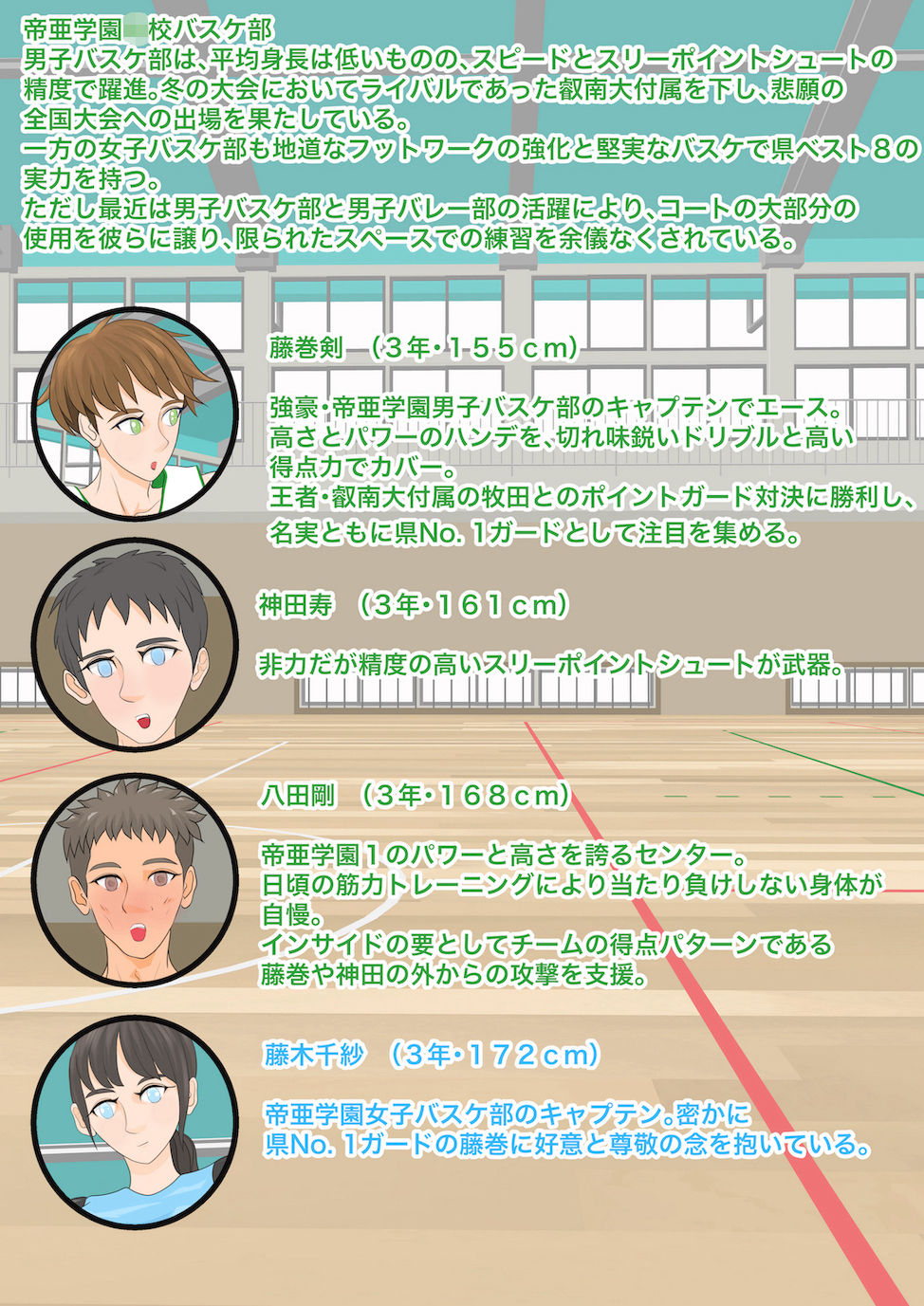 サンプル画像2:女バレvs男バス3(ジュン) [d_192589]