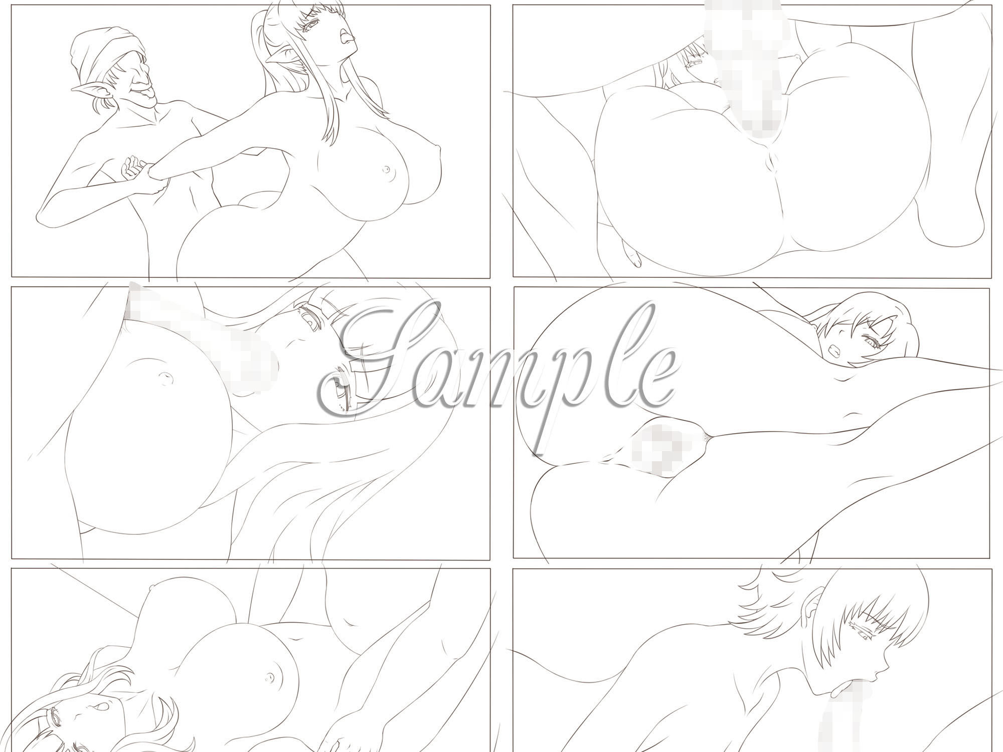 サンプル画像3:CG＆原画集「異世界採掘」(moirai) [d_192657]