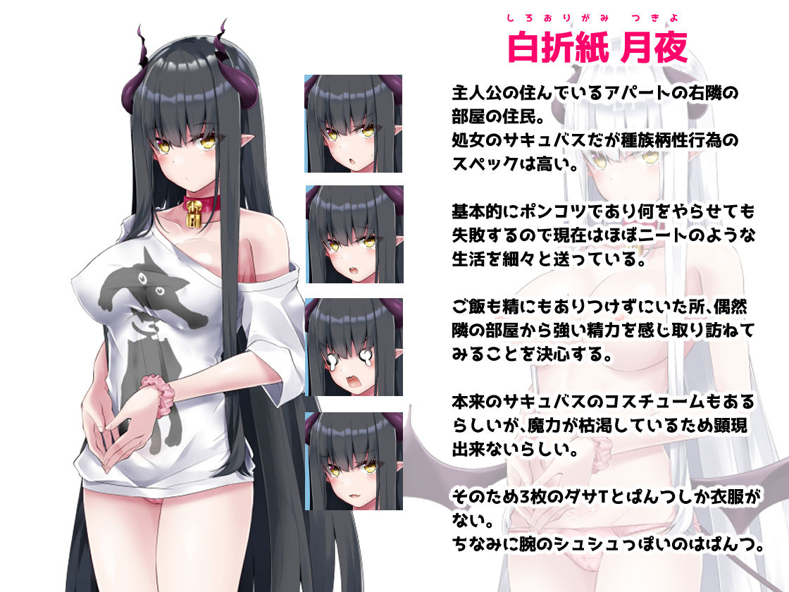 サンプル画像5:隣室の残念なサキュバスさん(さくらがーでん) [d_192796]