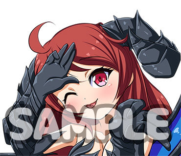 サンプル画像2:迫真スタンプ風！〜アイコン集の裏技〜(ダーク・ブタゴリラ) [d_192907]