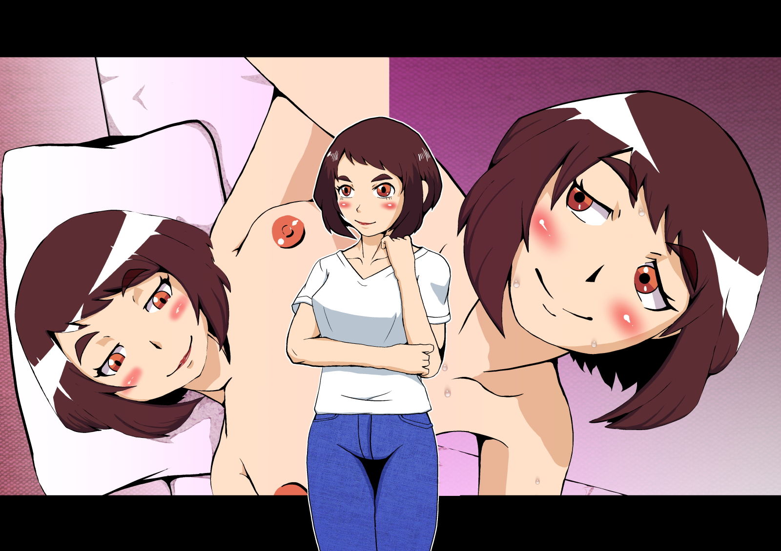 サンプル画像1:女の子に振られた夜に姉とエッチして童貞卒業した話(アンダースロー) [d_194628]