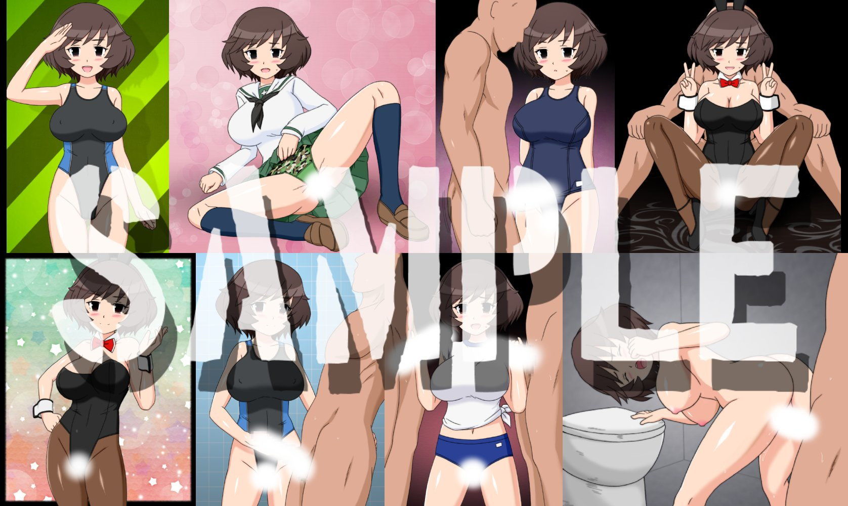 サンプル画像1:性欲処理するからオカズになってくれと頼んだら『命令なら仕方ないですね』と、いろんな恰好でオカズになってくれる女の子のCG集(しらき電画) [d_194828]