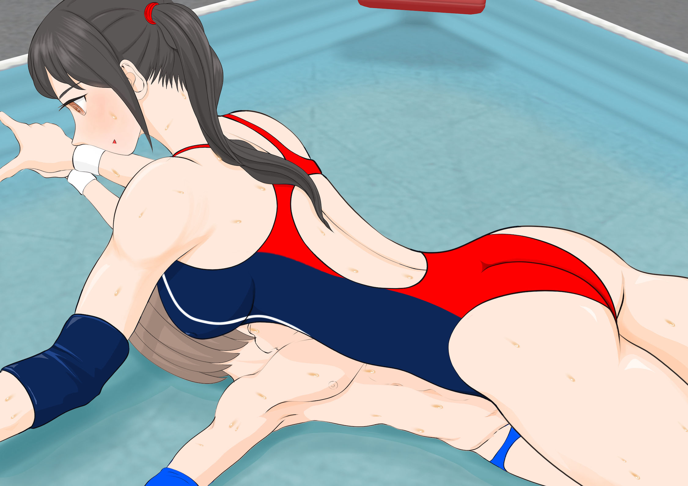 サンプル画像6:逆リョナ〇校プロレス部2〜男子狩り女祭り〜(ジュン) [d_195266]