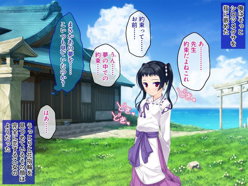 サンプル画像6:海辺で男の巫女にご奉仕される島 〜どうやら前世からの因縁があったようです〜(どろっぷす！) [d_196098]