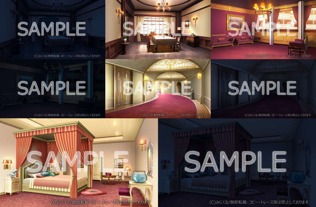 みにくる背景CG素材集『お屋敷編』part04のサンプル画像 6