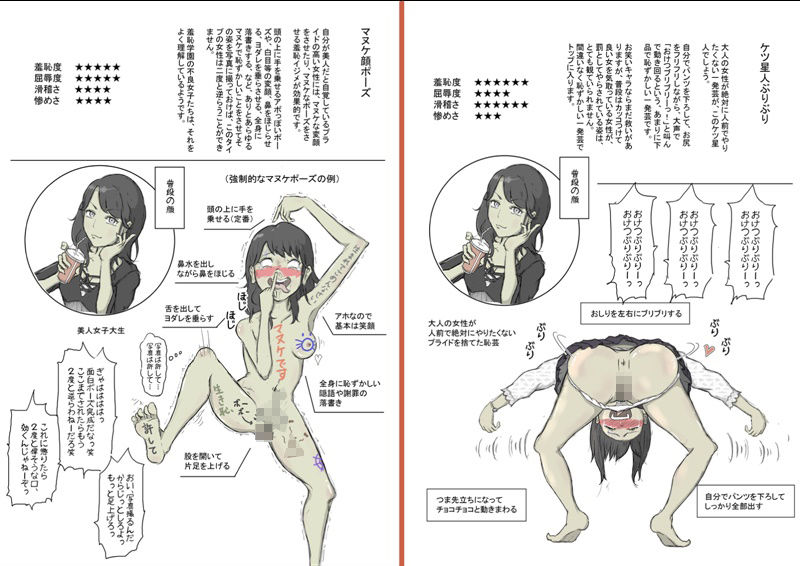 サンプル画像3:女の生き恥図鑑I(くすぐらんど) [d_196482]