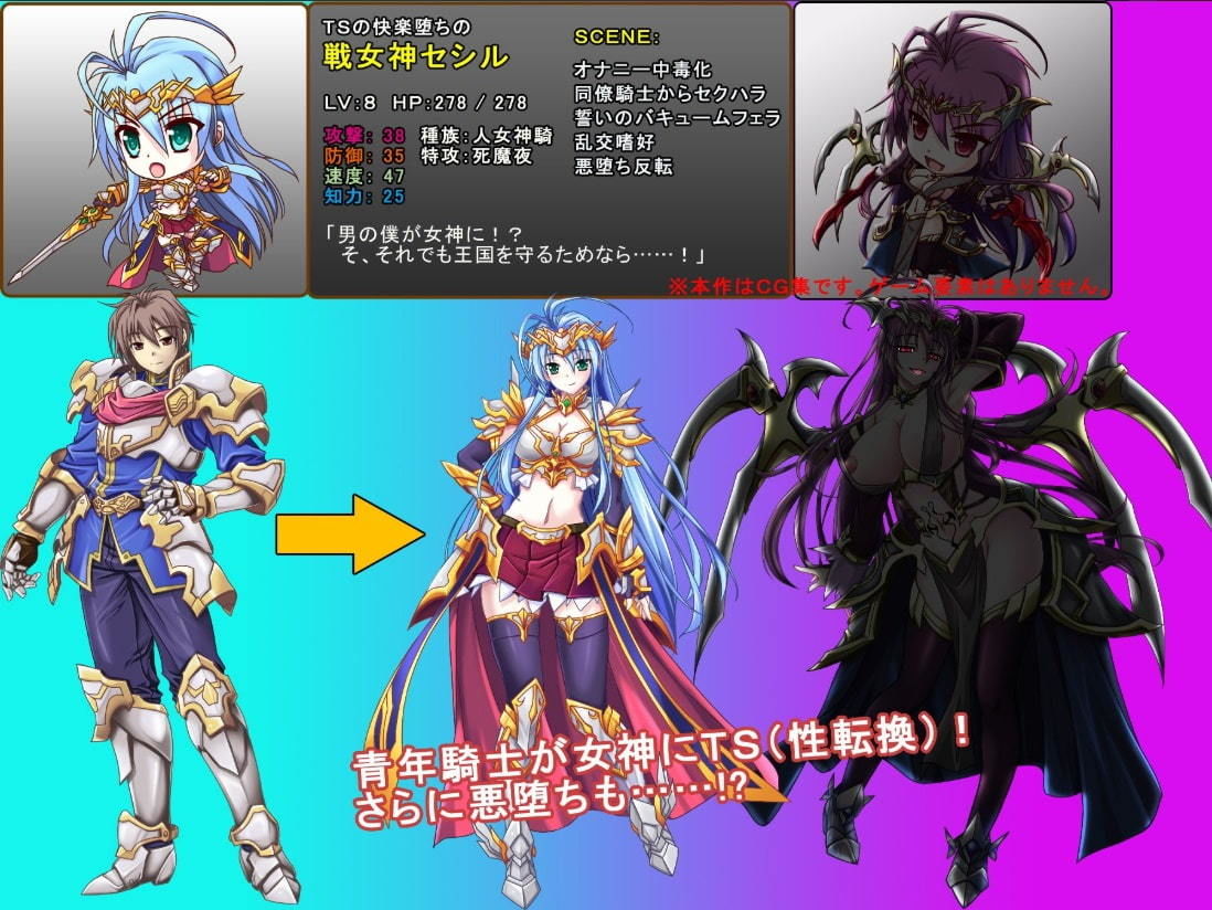 サンプル画像1:TS戦女神セシル(悪魔都市計画) [d_196525]