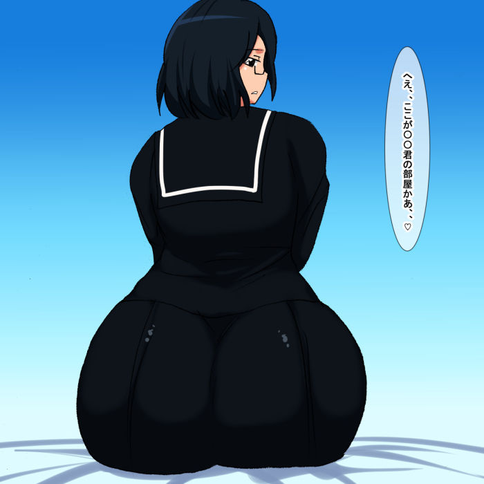 サンプル画像2:ll 眼鏡（めがね）をかけた地味子学生J●(s) [d_196699]