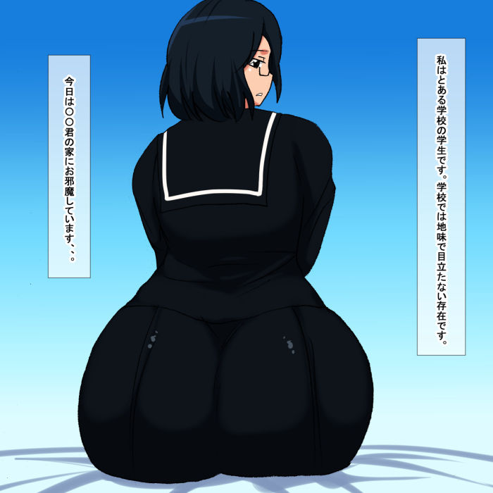 サンプル画像3:ll 眼鏡（めがね）をかけた地味子学生J●(s) [d_196699]