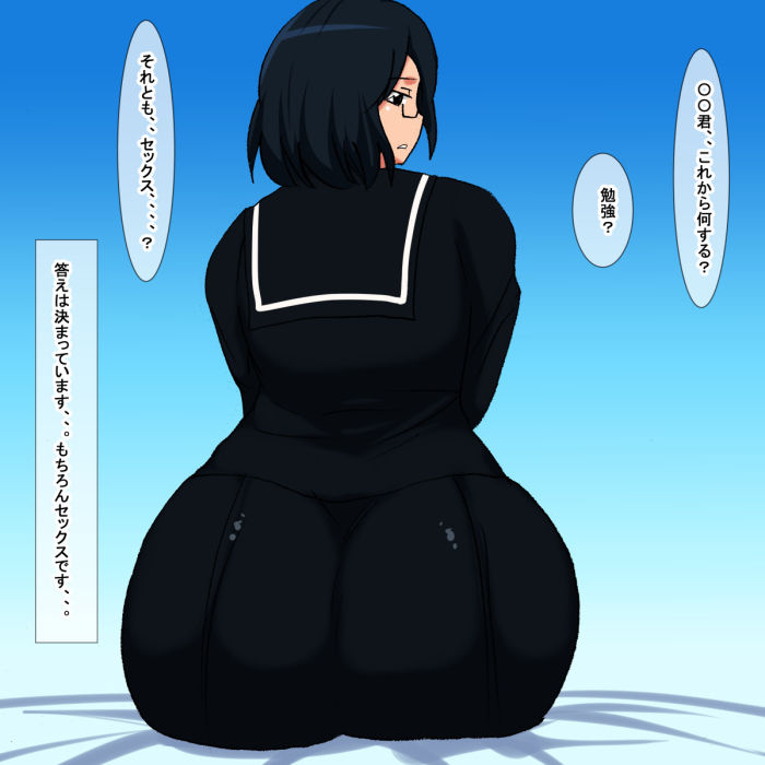 サンプル画像4:ll 眼鏡（めがね）をかけた地味子学生J●(s) [d_196699]