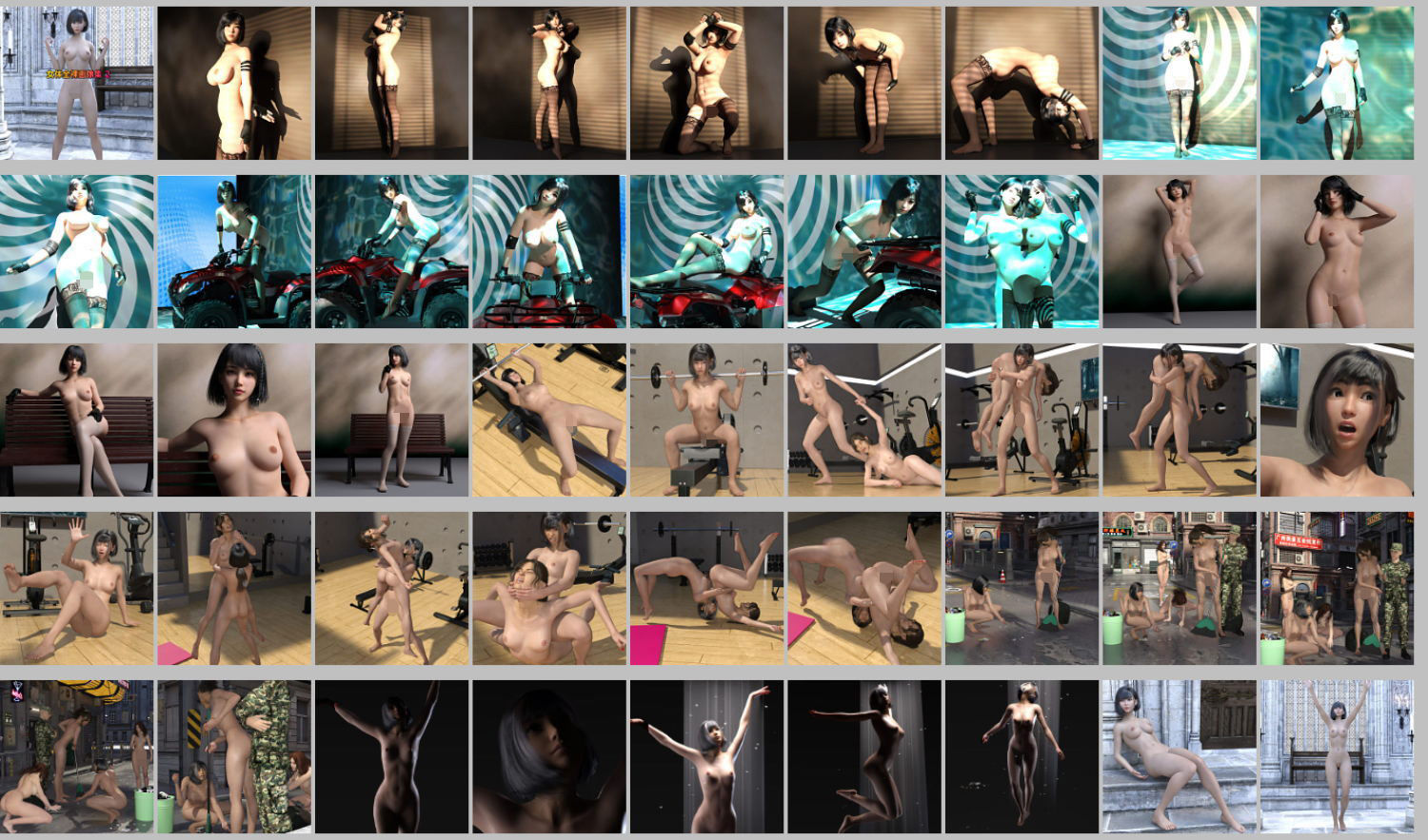 サンプル画像1:女体全裸画像集その2(β-かざは) [d_197089]