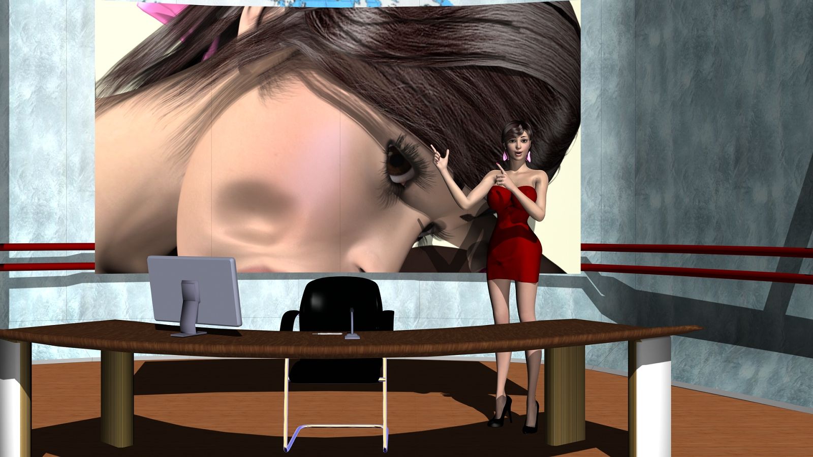 サンプル画像2:佐藤晴子の種付け速報〜妊娠検査実況〜(ハガバラッド  アフェート) [d_197135]