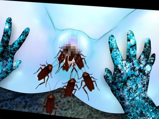 サンプル画像3:スライム娘が亡者とGと(ART111) [d_197413]