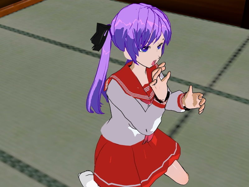 サンプル画像1:ラッキー☆かがみん洗脳SEX(風車F) [d_197476]