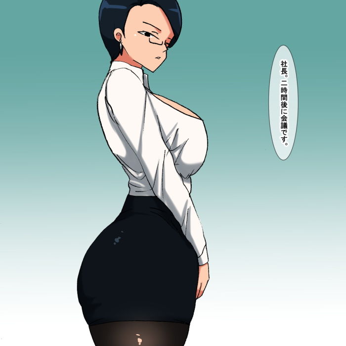 サンプル画像2:lp 眼鏡（めがね）をかけた社長秘書(s（ムチムチメイン）) [d_197756]