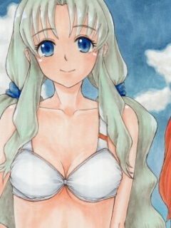 サンプル画像1:ダー〇ン・イン・ザ・フラ〇キスのアナログイラスト（コピック系作品）(さろめSS研究室) [d_198633]