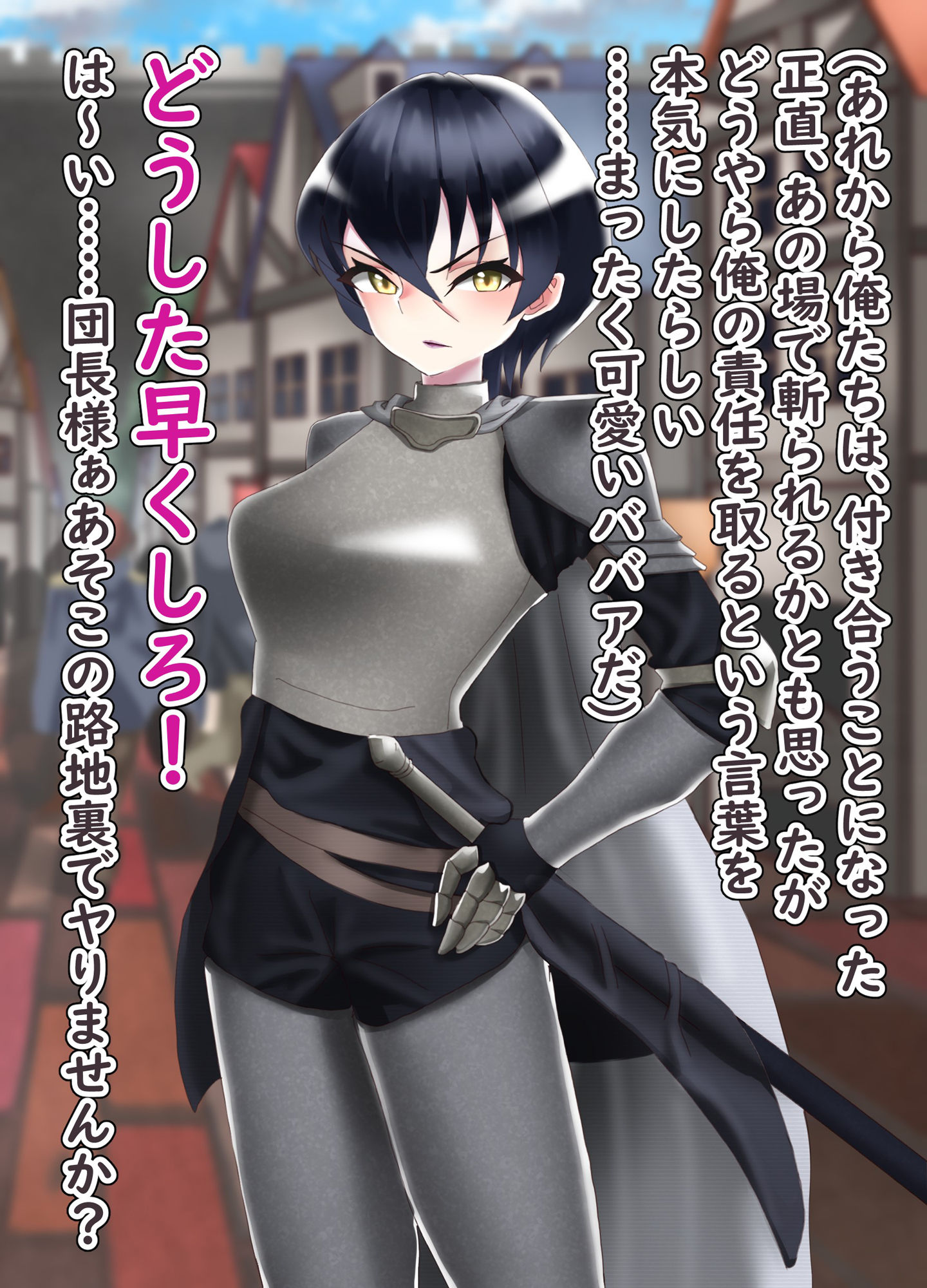 サンプル画像4:女騎士団長を無理やりヤったら付き合うことになった話(冬空いずも) [d_198891]