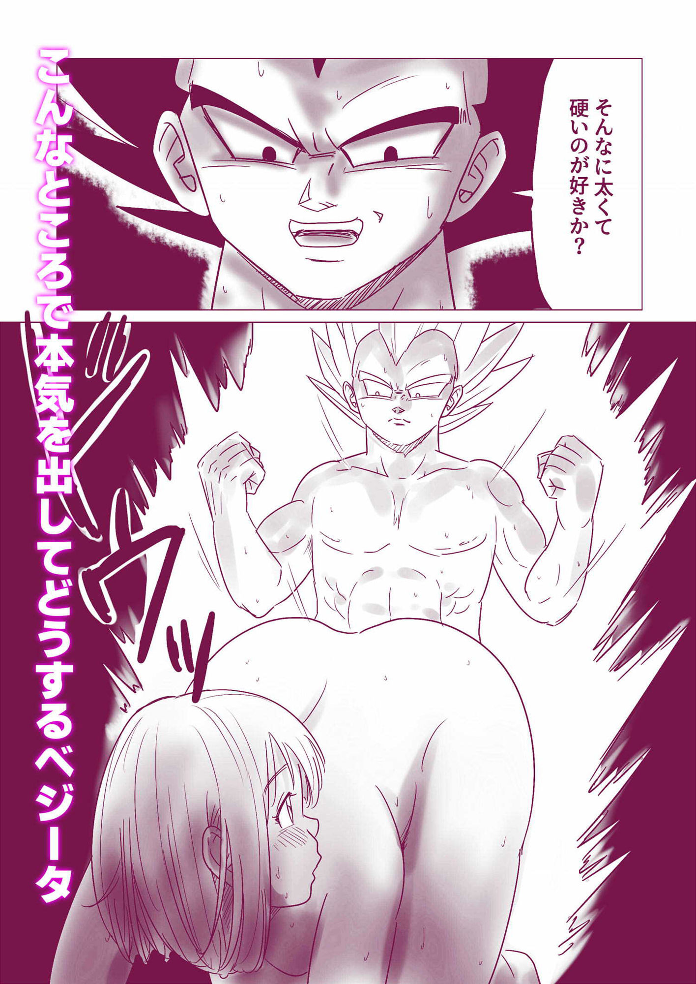 サンプル画像3:ブルマとベジータの夜の修業(ココロのまま) [d_199602]