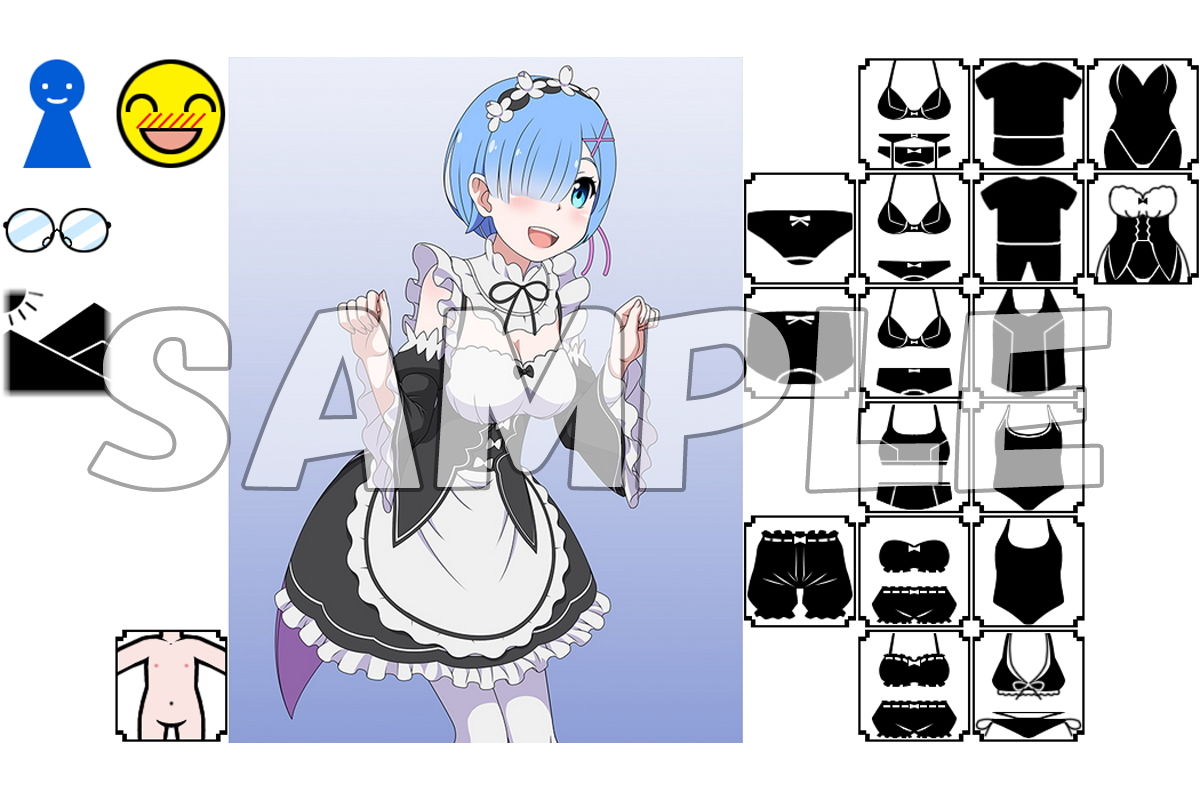 サンプル画像1:着せ替えおしっこ人形 -異世界人外鬼冥土姉妹編-(牡丹桜) [d_200158]