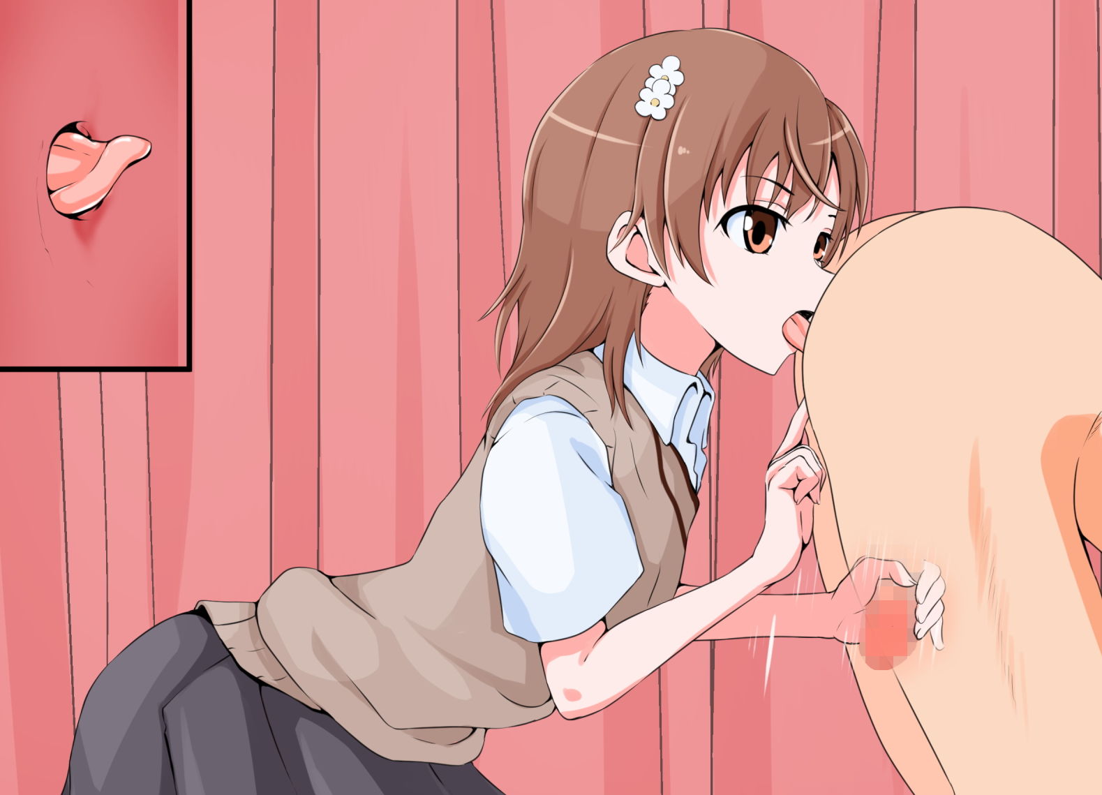 サンプル画像2:アナル舐め専門風俗店【アナルナメル】電撃ビリビリ娘編(同人指名) [d_201395]