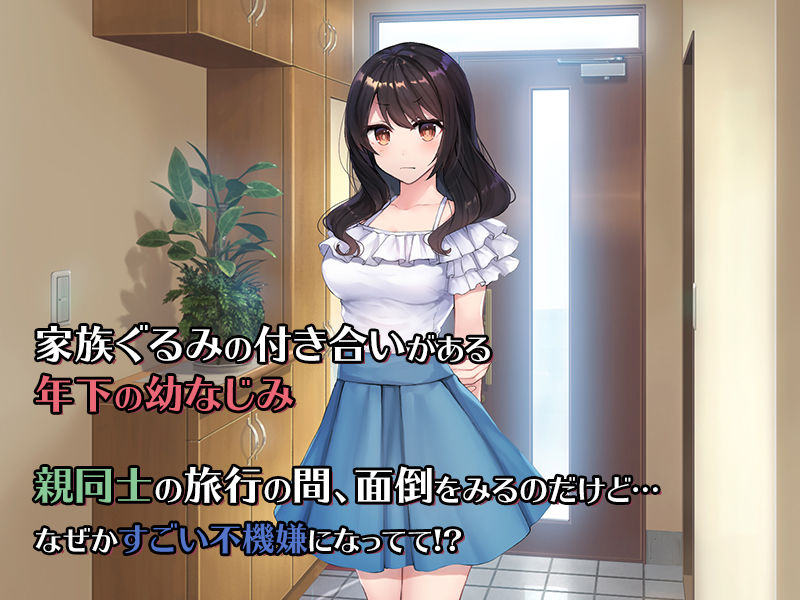 サンプル画像1:両親が旅行でいない二日間、年下のツンデレ巨乳な幼なじみと欲望剥き出しでハメまくった話。(すいのせ) [d_202433]