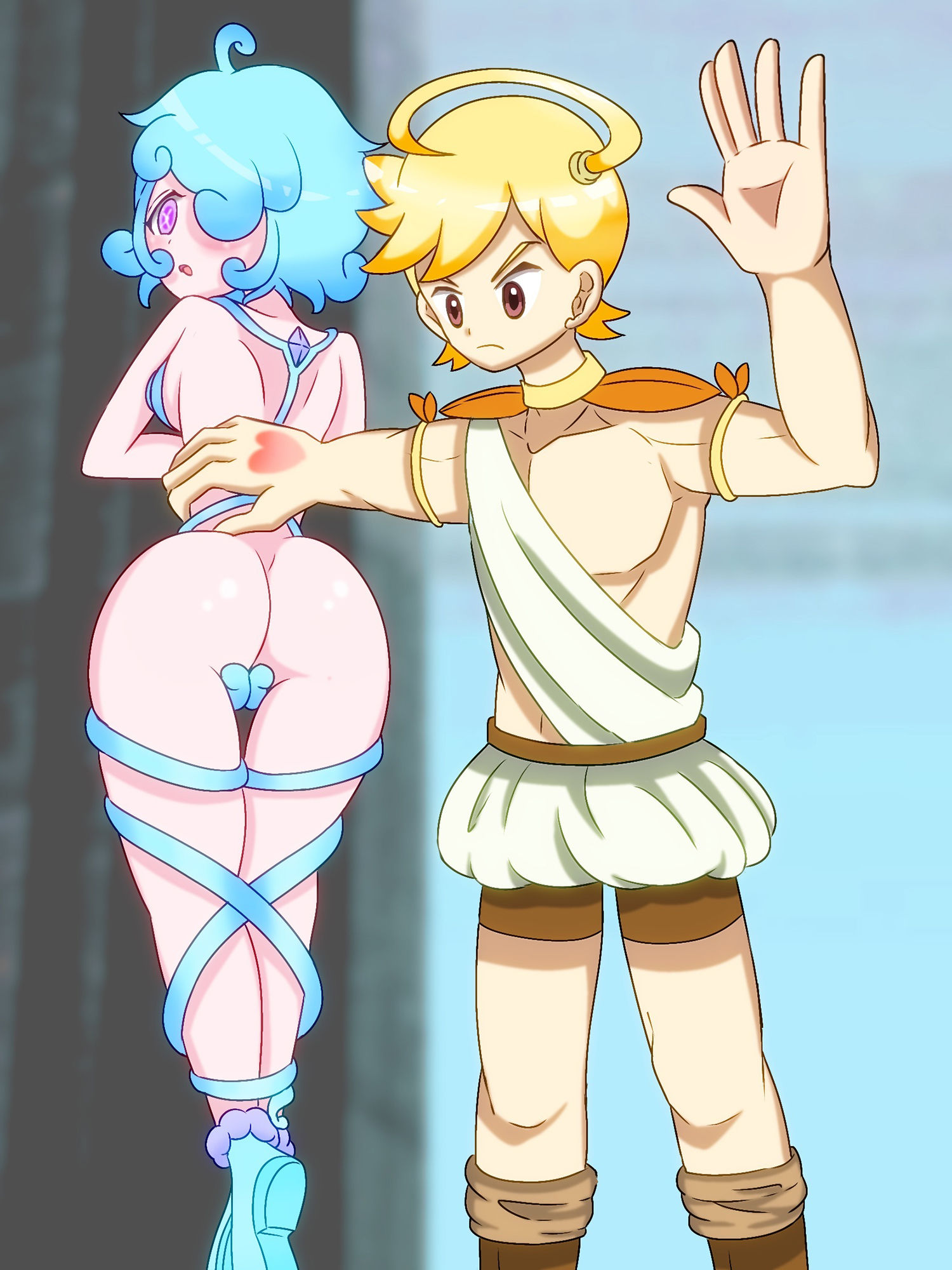 サンプル画像4:スパンキングイラスト集 my spanking artworks vol.1(長さ斗) [d_202587]