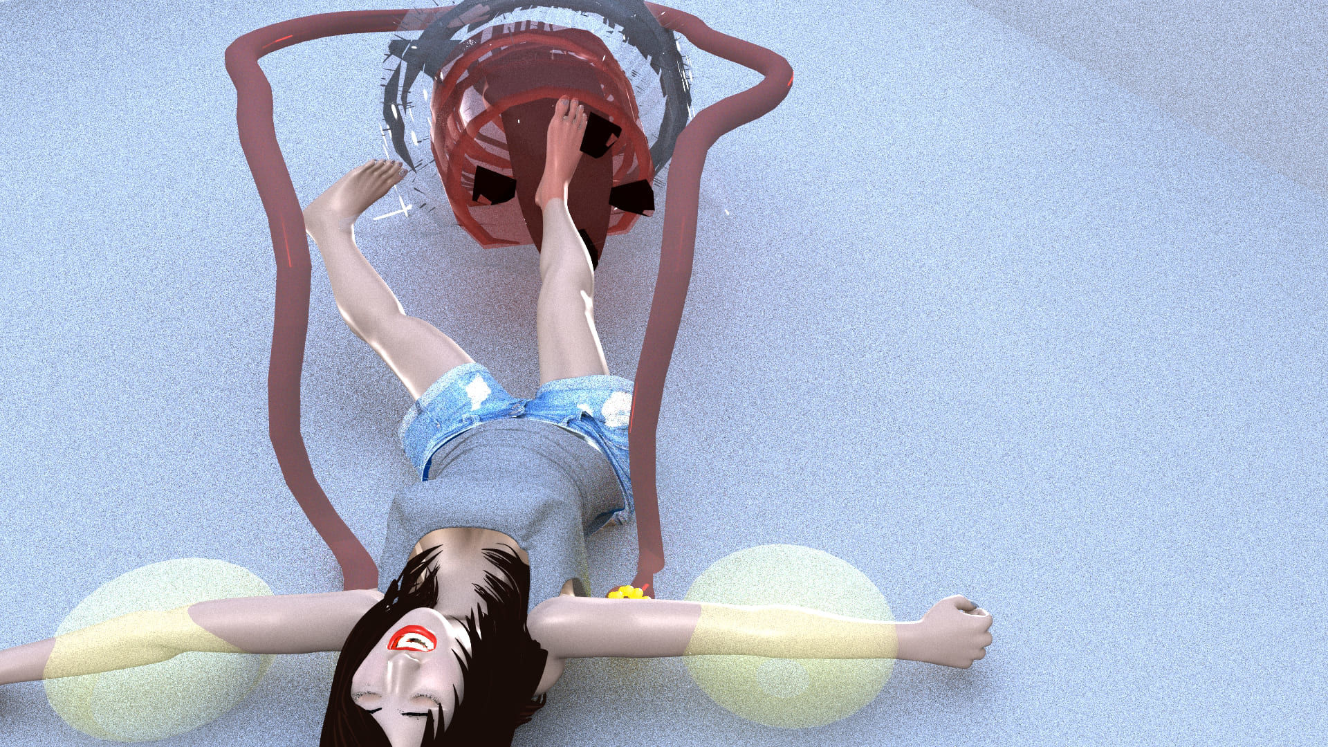 サンプル画像1:足フェチアトラクション 第1試練 ムービー(SFL) [d_202628]