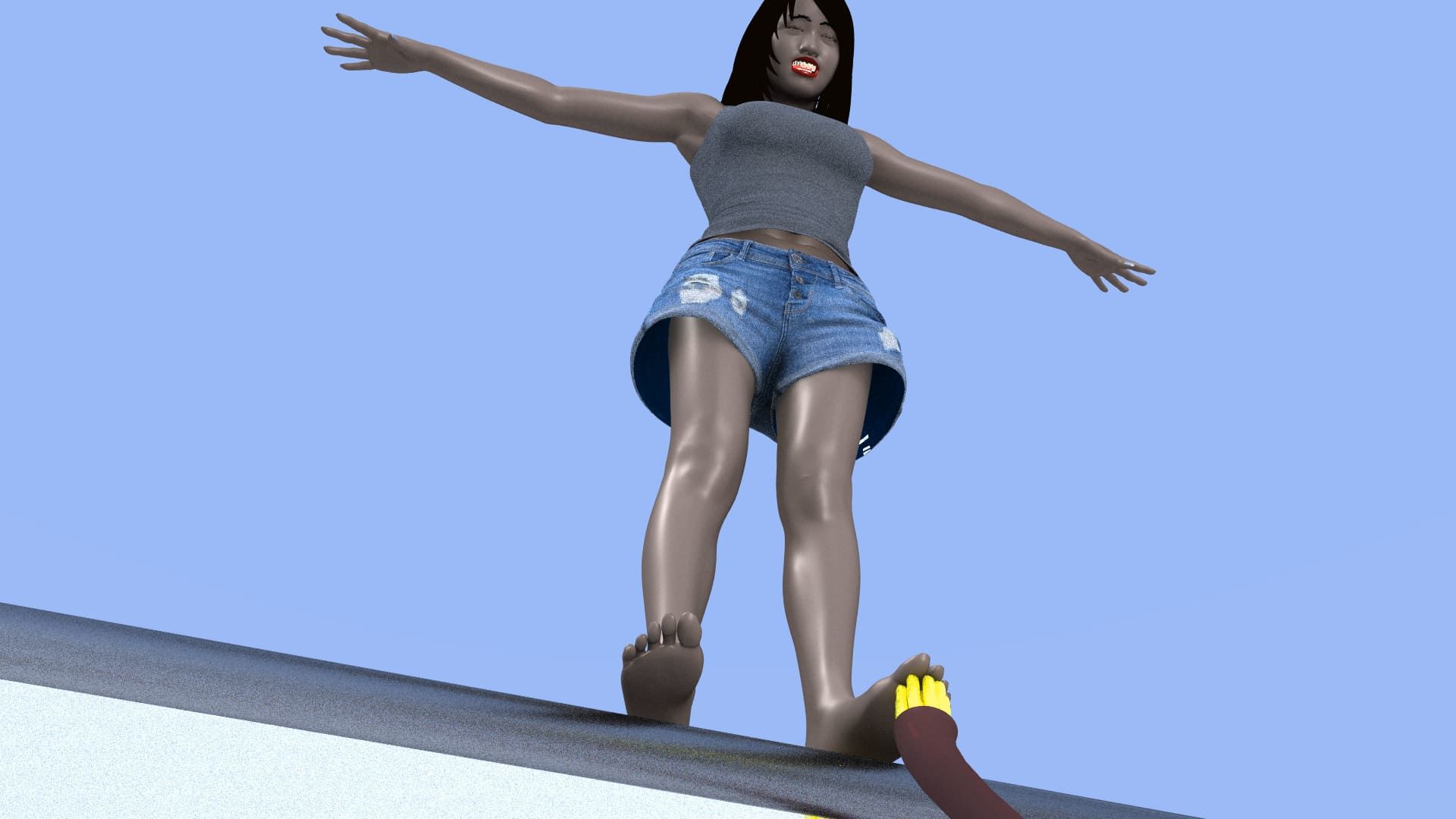 サンプル画像4:足フェチアトラクション 第1試練 ムービー(SFL) [d_202628]