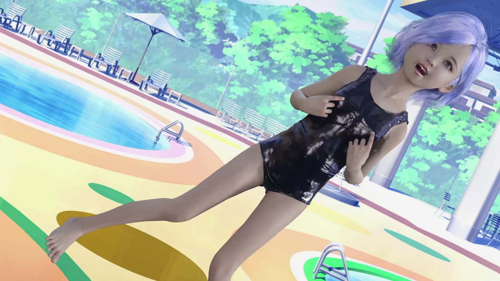 サンプル画像1:プールでアヘるスク水っ娘(S級ロリっ娘クラブ) [d_202939]