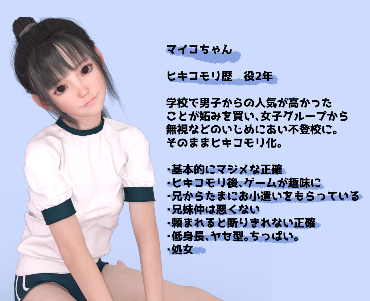 サンプル画像1:ヒキコモリの妹をイメチェンしてみたら思いの外可愛くなったので、つい・・・(MUKIAMAGURI) [d_203793]