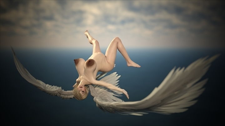 サンプル画像3:妊娠天使幻想写真集(幽霊列車Works) [d_204173]