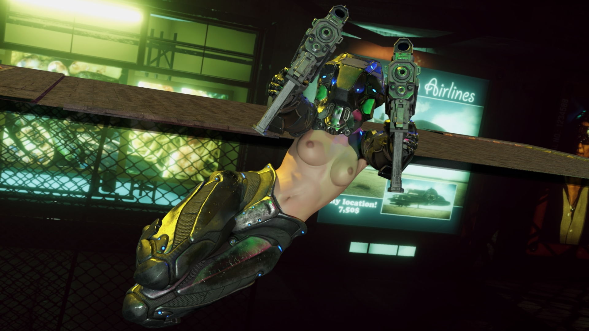 サンプル画像4:全頭マスクの兵士たち(空想淫獄工房) [d_204500]