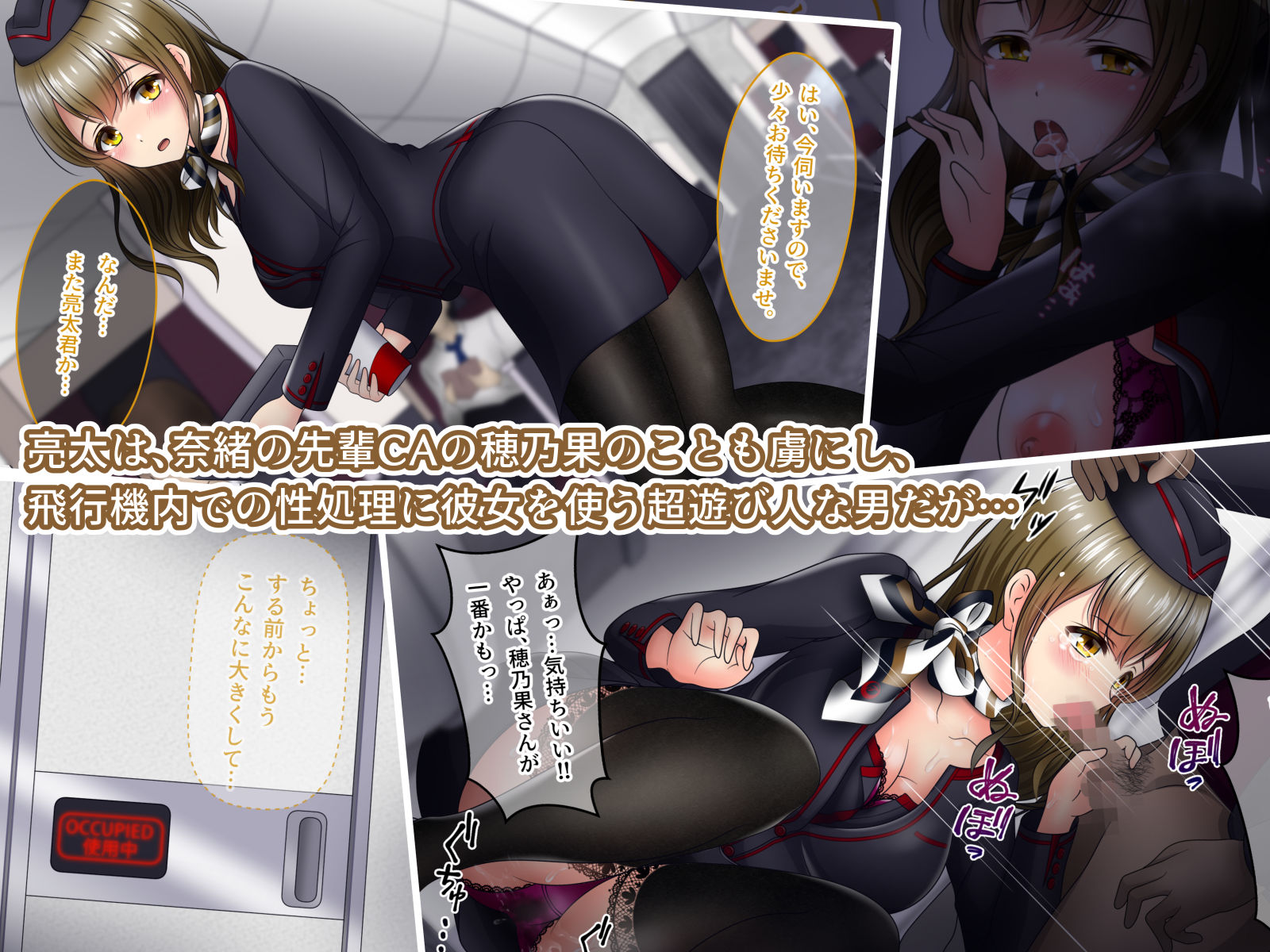 サンプル画像3:元キャビンアテンダントのうちの妻が、チャラ男に寝取られ虜にされていました。(とりからにいそ) [d_204903]