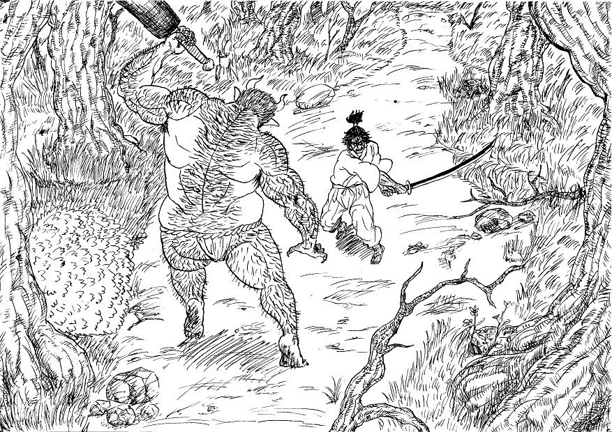 サンプル画像1:18禁デジタル絵本 鬼退治のお礼(忘れそうな名前) [d_205777]