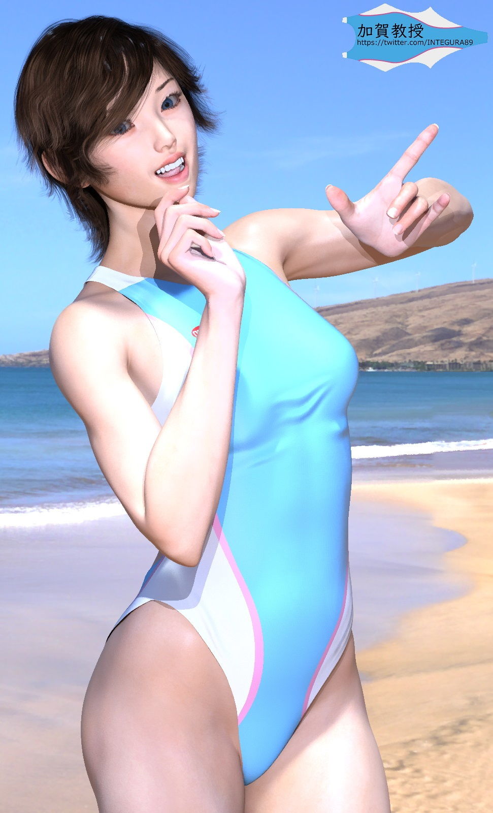 サンプル画像1:競泳彼女α(加賀Factory) [d_206021]