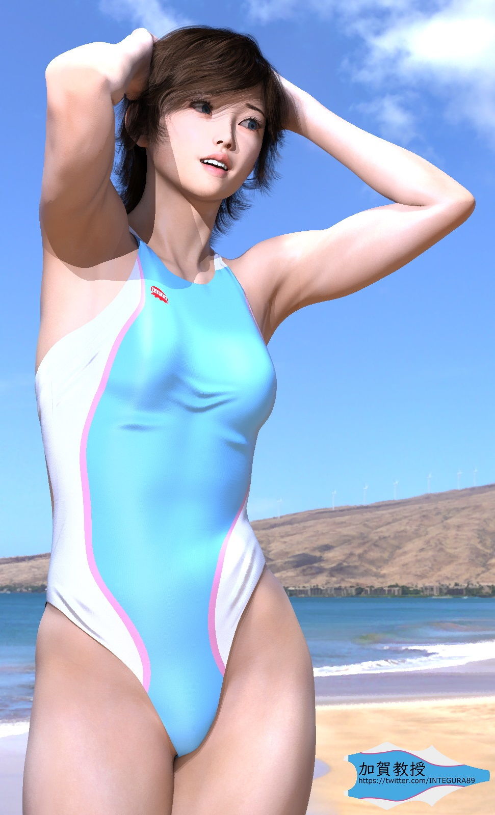 サンプル画像2:競泳彼女α(加賀Factory) [d_206021]