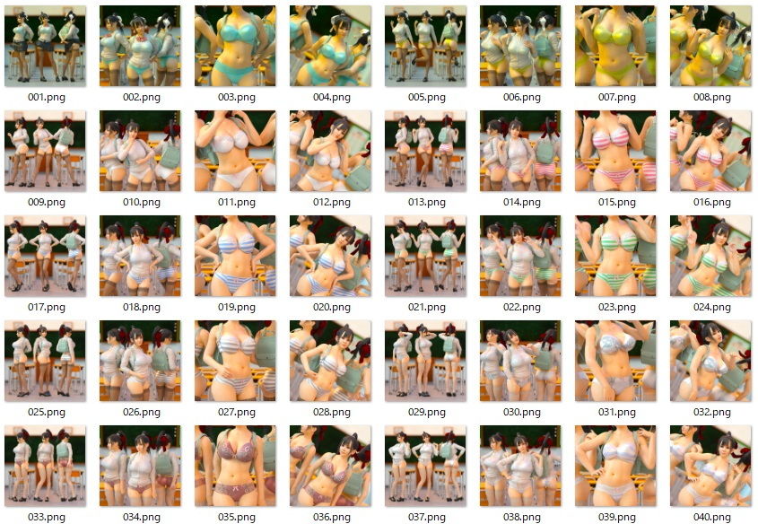 サンプル画像2:下着コレクション(かすみんティー) [d_206637]