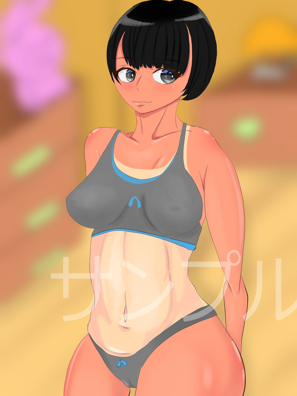 サンプル画像2:イラスト集 競泳水着(DTbrothers) [d_206695]